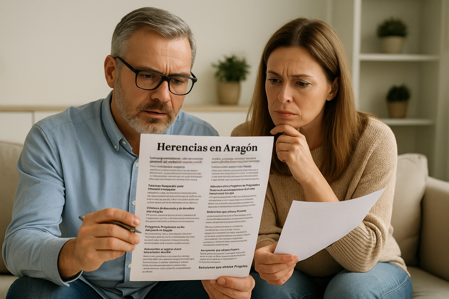 herencias en Aragón de bienes inmuebles